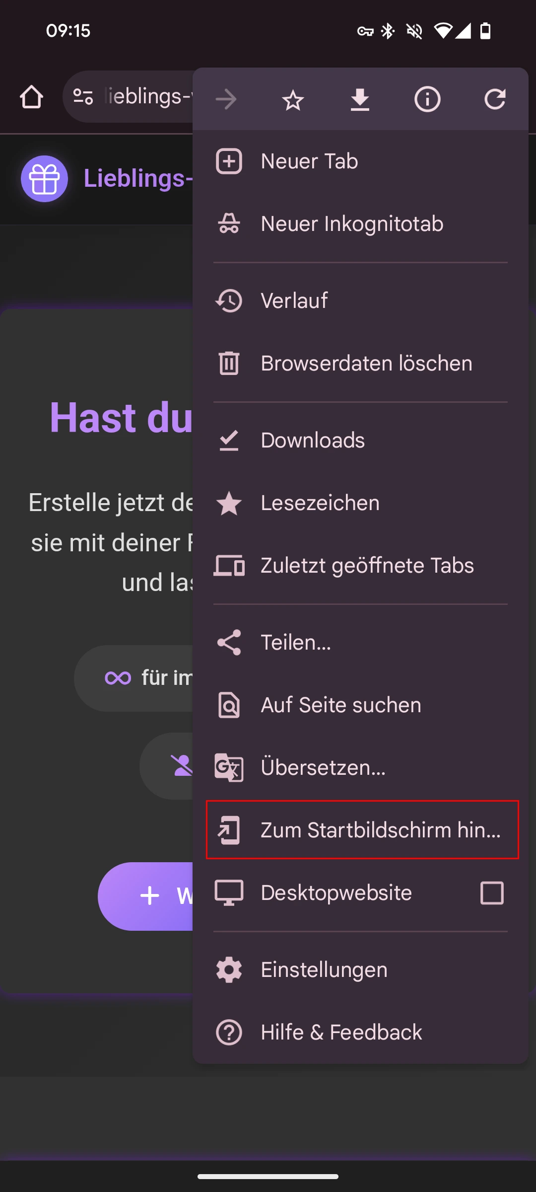 Chrome Schritt 2