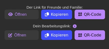 Teilen Funktion
